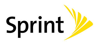 Sprint logo with yellow and black letters